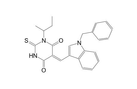 (5Z)-5-[(1-benzyl-1H-indol-3-yl)methylene]-1-sec-butyl-2-thioxodihydro-4,6(1H,5H)-pyrimidinedione