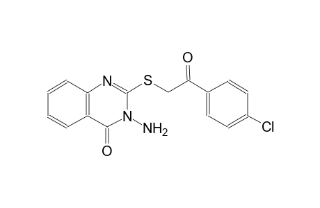 4(3H)-quinazolinone, 3-amino-2-[[2-(4-chlorophenyl)-2-oxoethyl]thio]-