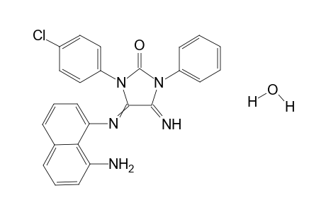 4-(8-aminonaphthalen-1-ylimino)-3-(4-chlorophenyl)-5-imino-1-phenylimidazolidin-2-one hydrate