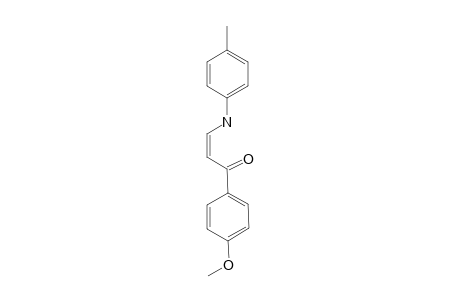 (Z)-1-(4-methoxyphenyl)-3-[(4-methylphenyl)amino]prop-2-en-1-one