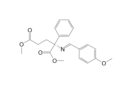 DL-Glutamic acid, N-[(4-methoxyphenyl)methylene]-2-phenyl-, dimethyl ester
