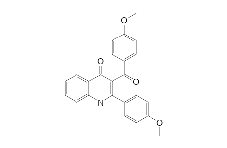 3-(4-METHOXYBENZOYL)-2-(4-METHOXYPHENYL)-QUINOLIN-4(1H)-ONE