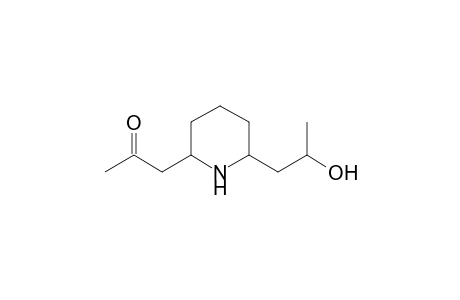 1-[6-(2-Hydroxypropyl)-2-piperidinyl]-2-propanone
