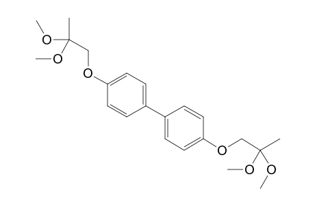 4,4-bis(2,2-dimethoxy propoxy)biphenyl