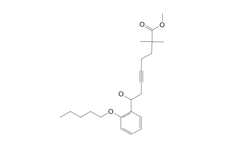 METHYL-8-HYDROXY-2,2-DIMETHYL-8-(2-PENTYLOXYPHENYL)-OCT-5-YNOATE
