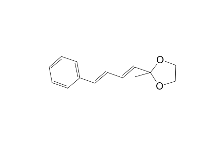 1,3-Dioxolane, 2-methyl-2-(4-phenyl-1,3-butadienyl)-, (E,E)-