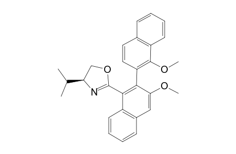 (4S)-4-ISOPROPYL-2-(1',3-DIMETHOXY-2,2'-BINAPHTHALEN-1-YL)-4,5-DIHYDROOXAZOLE;MAJOR-(S)-DIASTEREOMER