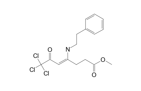 METHYL-7,7,7-TRICHLORO-4-PHENETHYLAMINO-6-OXO-4-HEPTENOATE