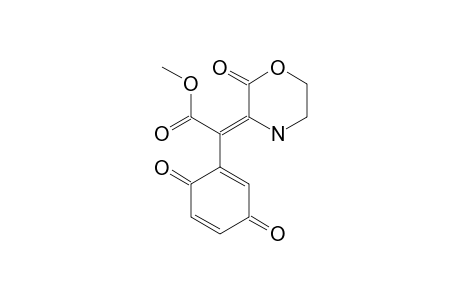 METHYL-(3',6'-DIOXOCYCLOHEXA-1',4'-DIENYL)-(2''-OXOMORPHOLINO-3''-YLIDENE)-ACETATE