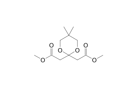 2-[2-(2-keto-2-methoxy-ethyl)-5,5-dimethyl-1,3-dioxan-2-yl]acetic acid methyl ester