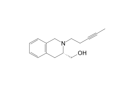 (3S)-3-(Hydroxymethyl)-N-(3'-pentynyl)-1,2,3,4-tetrahydro-isoquinoline