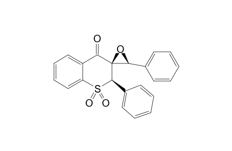 TRANS,CIS-(+/-)-2,3'-DIPHENYLSPIRO-[2H-1-BENZOTHIOPYRAN-3(4H),2'-OXIRAN]-4-ONE-1,1-DIOXIDE