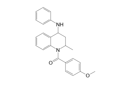 (4-Methoxy-phenyl)-(2-methyl-4-phenylamino-3,4-dihydro-2H-quinolin-1-yl)-methanone