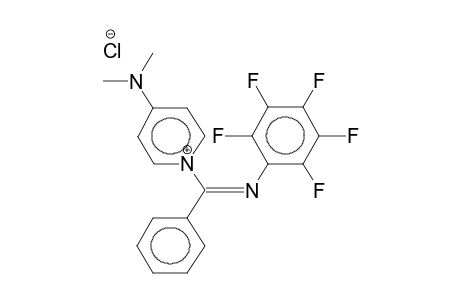 N-PENTAFLUOROPHENYL[ALPHA-(4-DIMETHYLAMINOPYRIDINIUM)]BENZIMIDECHLORIDE