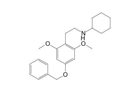 N-Cyclohexyl-4-benzyloxy-2,6-dimethoxyphenethylamine
