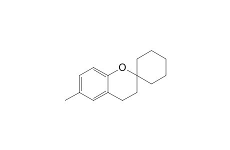 6-methylspiro[3,4-dihydro-2H-1-benzopyran-2,1'-cyclohexane]