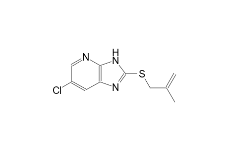 6-chloro-2-[(2-methyl-2-propenyl)sulfanyl]-3H-imidazo[4,5-b]pyridine