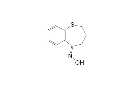 (5E)-3,4-dihydro-1-benzothiepin-5(2H)-one oxime