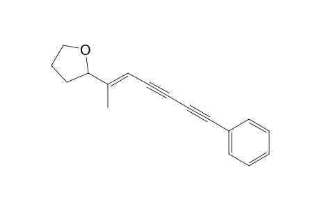 (E)-1-Phenyl-6-tetrahydrofuranylhepta-5-en-1,3-diyne
