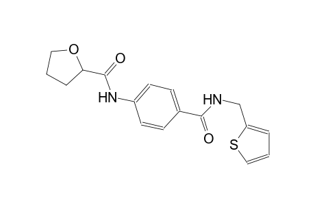 2-furancarboxamide, tetrahydro-N-[4-[[(2-thienylmethyl)amino]carbonyl]phenyl]-
