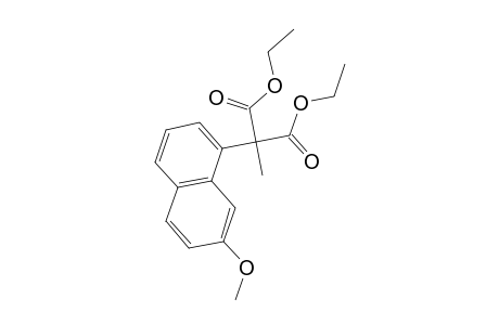 Diethyl 2-(7-methoxy-1-naphthyl)-2-methylmalonate