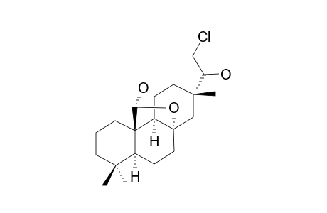 16-CHLORO-8,20R-EPOXY-15-XI,20-ISOPIMARANEDIOL