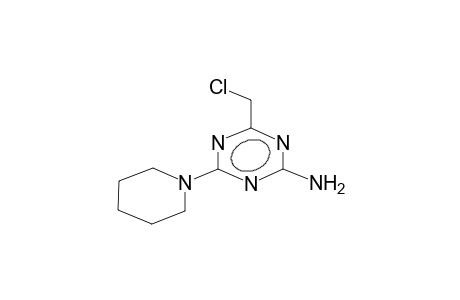 4-(Chloromethyl)-6-(1-piperidinyl)-1,3,5-triazin-2-amine