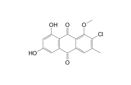 2-Chloro-6,8-dihydroxy-1-methoxy-3-methylanthraquinone