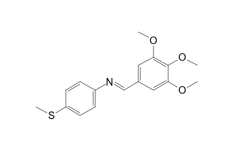 4-(Methylthio)-N-(3,4,5-trimethoxybenzylidene)aniline