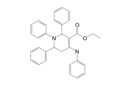 ETHYL-1,2,6-TRIPHENYL-4-(PHENYLAMINO)-1,2,5,6-TETRAHYDROPYRIDINE-3-CARBOXYLATE