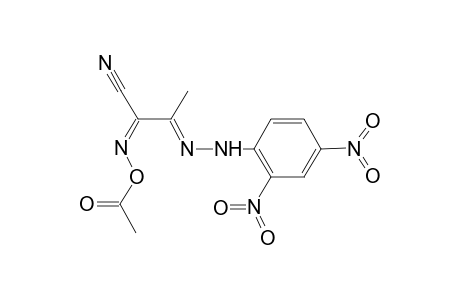 (2E,3E)-2-[(Acetyloxy)imino]-3-[(2,4-dinitrophenyl)hydrazono]butanenitrile