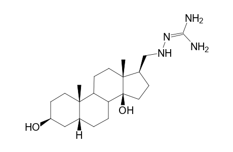 17.beta.-[(Guanidinoamino)methyl-5.beta.-androstane-3.beta.,14.beta.-diol Hydrochloride