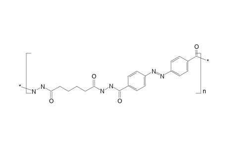 Poly(4,4'-azodibenzene adipic hydrazide)
