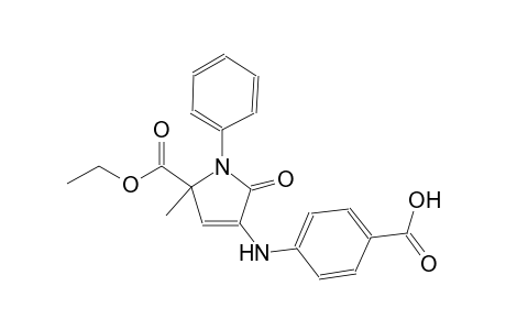 4-{[5-(ethoxycarbonyl)-5-methyl-2-oxo-1-phenyl-2,5-dihydro-1H-pyrrol-3-yl]amino}benzoic acid