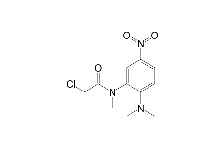 2-Chloranyl-N-[2-(dimethylamino)-5-nitro-phenyl]-N-methyl-ethanamide