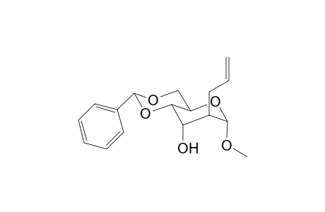 Methyl 4,6-O-Benzylidene-2-deoxy-2-C-propenyl-.alpha.-D-altropyranoside