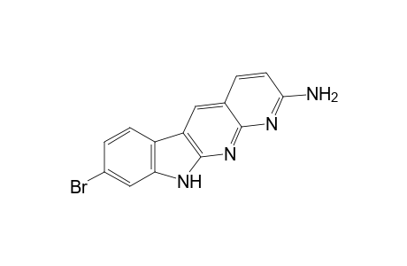 2-amino-8-bromo-10H-indolo[2,3-b][1,8]naphthyridine