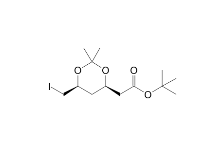2-[(4R,6S)-6-(iodomethyl)-2,2-dimethyl-1,3-dioxan-4-yl]acetic acid tert-butyl ester