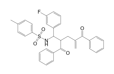 N-[2,4-Dibenzoyl-1-(3-fluorophenyl)pent-4-enyl]-4-methylbenzenesulfonamide