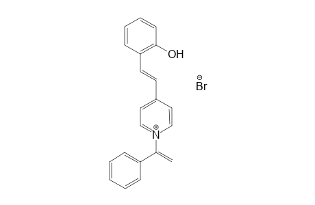 4-[2-[2-Hydroxphenyl)-1-ethenyl]-1-(1-phenylvinyl)pyridinium bromide