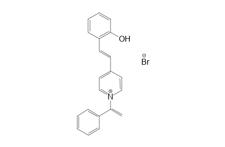 4-[2-[2-Hydroxphenyl)-1-ethenyl]-1-(1-phenylvinyl)pyridinium bromide