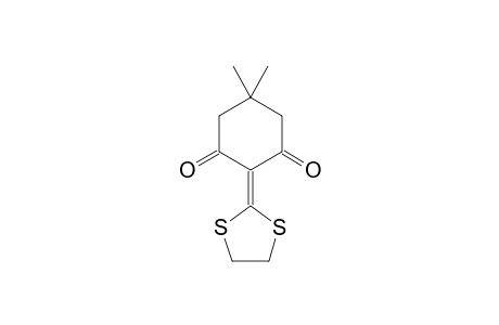 1,3-Cyclohexanedione, 2-(1,3-dithiolan-2-ylidene)-5,5-dimethyl-