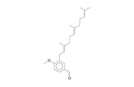 Benzaldehyde, 4-methoxy-3-(3,7,11-trimethyldodeca-2,6,10-trienyl- (E,E)-