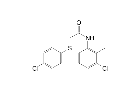 N-(3-chloro-2-methylphenyl)-2-[(4-chlorophenyl)sulfanyl]acetamide