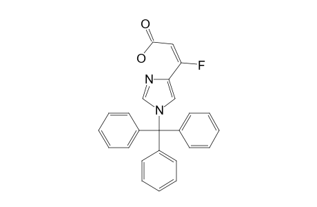 (E)-3-FLUORO-3-(1-TRITYL-1H-IMIDAZOL-4-YL)-ACRYLIC-ACID