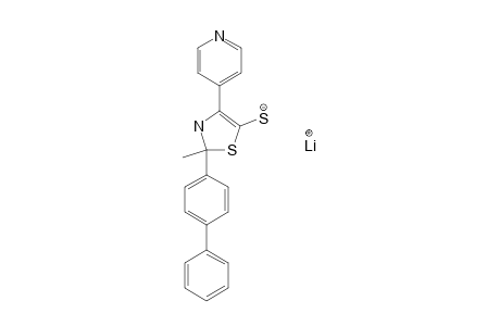 LITHIUM-2-(BIPHENYL-4-YL)-2-METHYL-4-(PYRIDIN-4-YL)-2,3-DIHYDRO-1,3-THIAZOLE-5-THIOLATE