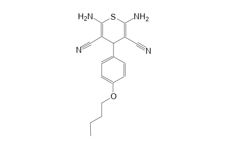 2,6-diamino-4-(4-butoxyphenyl)-4H-thiopyran-3,5-dicarbonitrile