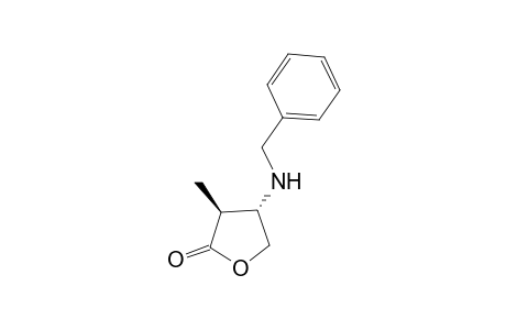 (3S,4S)-3-methyl-4-[(phenylmethyl)amino]-2-oxolanone