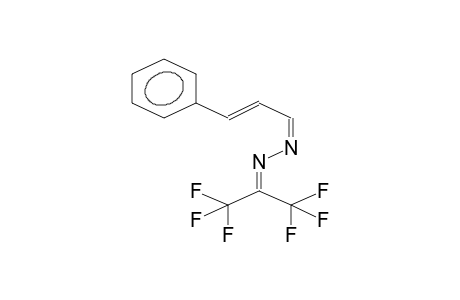 3-[1-(TRIFLUOROMETHYL)-2,2,2-TRIFLUOROETHYLIDENEHYDRAZONO]-1-PHENYLPROP-1-ENE