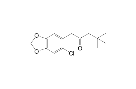 1-(6-Chloro-1,3-benzodioxol-5-yl)-4,4-dimethylpentan-2-one